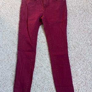Gap Legging Maroon Pants 5 Pockets Size 0/25